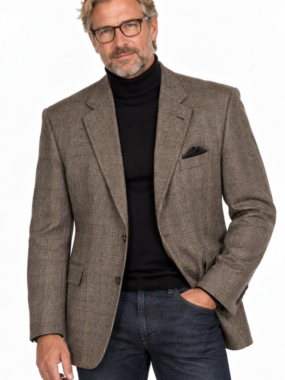 Fall Classic! Brooks Brothers 346 Men's Wool Plaid Sport Coat